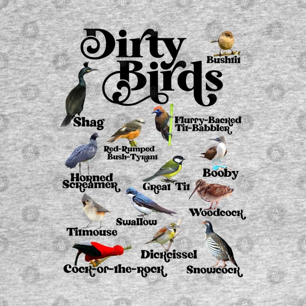 Dirty Birds & Foul Language by darklordpug